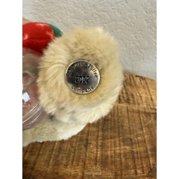 2002 Starbucks Bearista 23rd Edition Snow Globe Holiday Bear 178425 Plush 8" - Picture 4 of 8